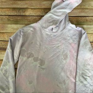 More Than Magic Tie Dye Crop Hoodie Sweatshirt Girls 14/16 Pastel